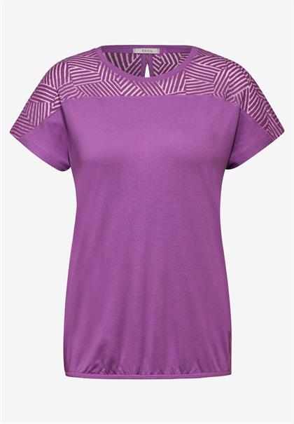 Ausbrenner T-Shirt iced violet