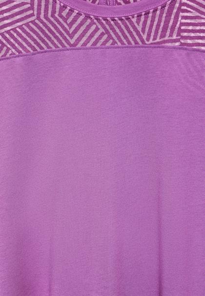 Ausbrenner T-Shirt iced violet