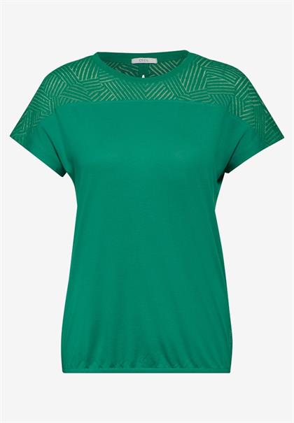 Ausbrenner T-Shirt malachite green