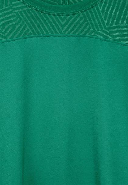 Ausbrenner T-Shirt malachite green