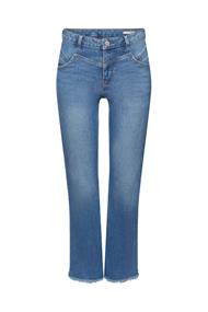 Ausgestellte Baumwolljeans mit mittlerer Bundhöhe blue medium washed