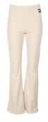 AUSGESTELLTE LEGGINGS MIT BADGE beige