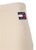 AUSGESTELLTE LEGGINGS MIT BADGE beige