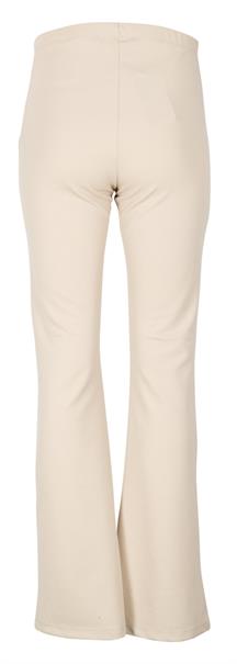 AUSGESTELLTE LEGGINGS MIT BADGE beige