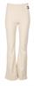 AUSGESTELLTE LEGGINGS MIT BADGE beige