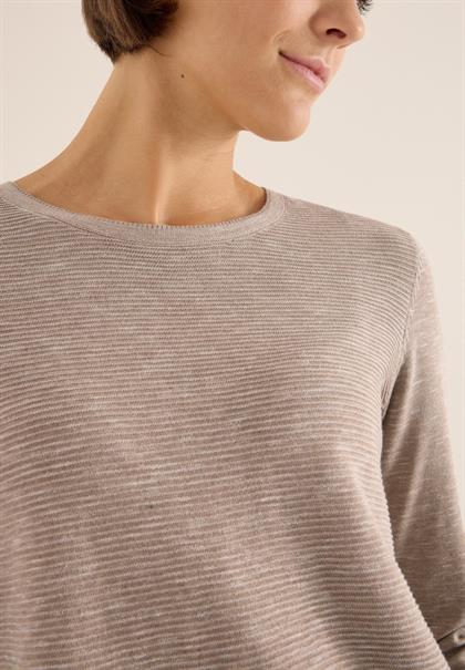 B303295 toffee cream heather melange