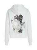 BACK DIAMOND GRAPHIC HOODIE bright white