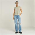 Back zip overdyed s\s t wmn ensis green gd