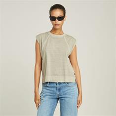Back zip overdyed s\s t wmn ensis green gd