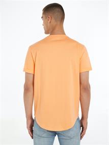BADGE ROUND HEM TEE crushed orange
