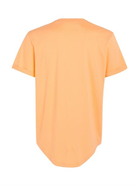 BADGE ROUND HEM TEE crushed orange