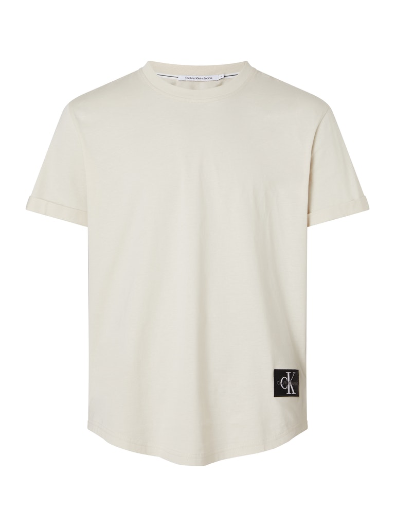 Calvin Klein Jeans Herren T-Shirt J30j315319 Eggshell