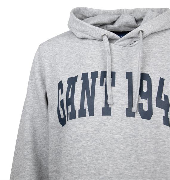 Banner Shield Hoodie grey melange