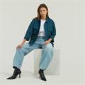 Barrel 3D Loose Wmn sun faded pacific blue