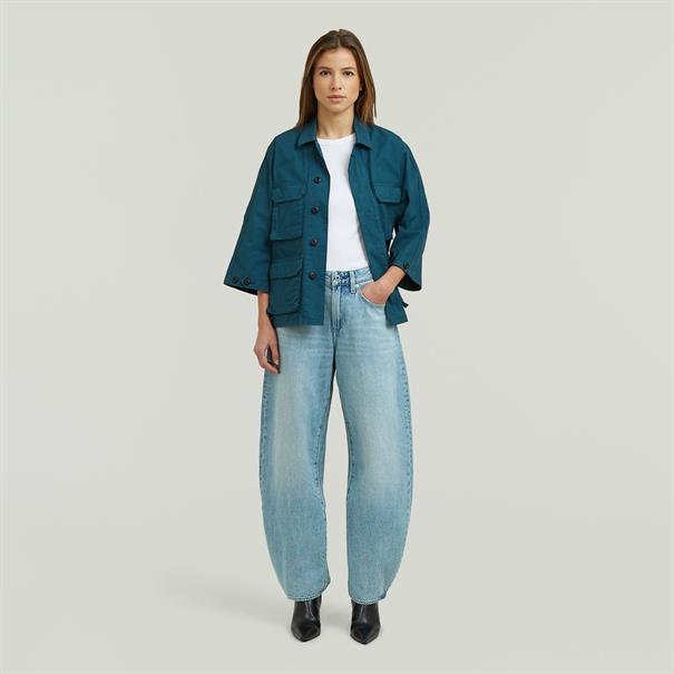 Barrel 3D Loose Wmn sun faded pacific blue