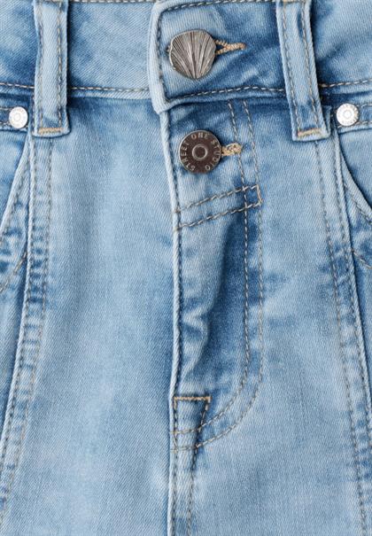 Barrel Leg Jeans im Loose Fit light blue random wash