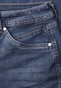 Barrel Leg Jeans medium blue washed