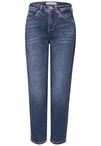 Barrel Leg Jeans medium blue washed