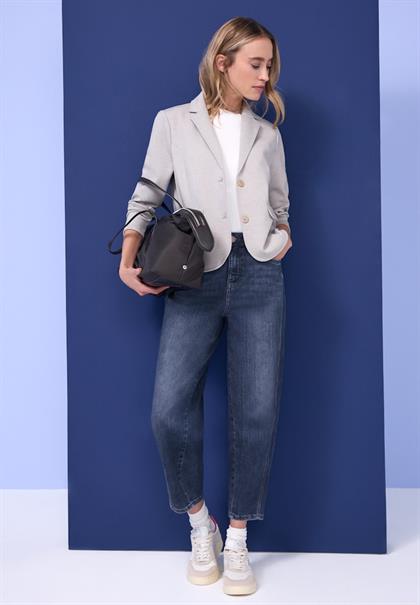 Barrel Leg Jeans medium blue washed