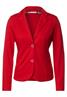 Basic Blazer in Unifarbe strong red