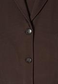 Basic Blazer mit Reverskragen macchiato brown