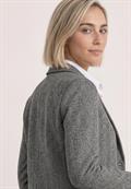 Basic Blazer mit Reverskragen und Dessin black