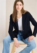 Basic Blazer mit Reverskragen universal blue