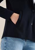 Basic Blazer mit Reverskragen universal blue