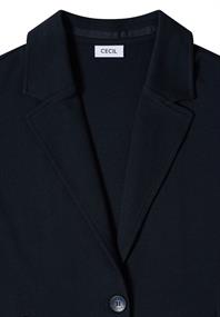 Basic Blazer mit Reverskragen universal blue
