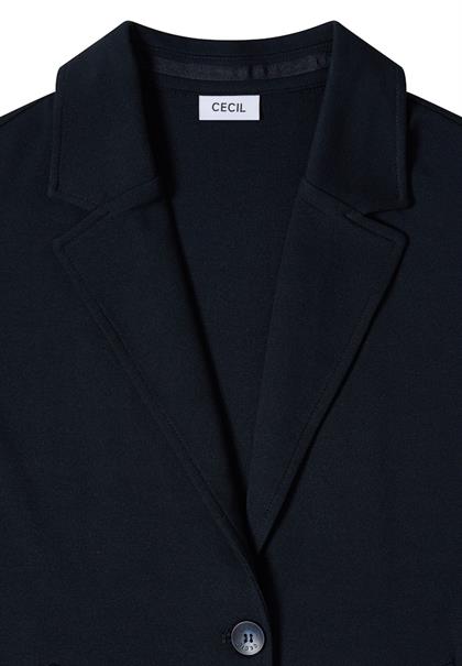 Basic Blazer mit Reverskragen universal blue