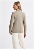 Basic Blazer mit Struktur morning beige