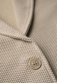 Basic Blazer mit Struktur morning beige