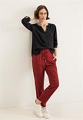 Basic Bluse in Unifarbe black