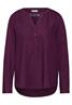 Basic Bluse in Unifarbe caspia purple