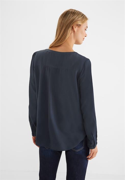 basic-bluse-in-unifarbe-dark-blue