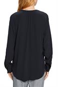 Basic-Bluse mit V-Ausschnitt black