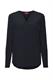Basic-Bluse mit V-Ausschnitt black