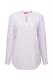 Basic-Bluse mit V-Ausschnitt lavender