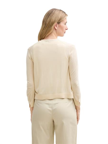 Basic Cardigan champagne