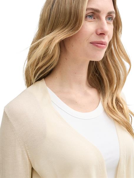 Basic Cardigan champagne