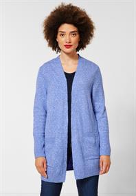 Basic Cardigan dazzling blue melange