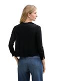 Basic Cardigan deep black