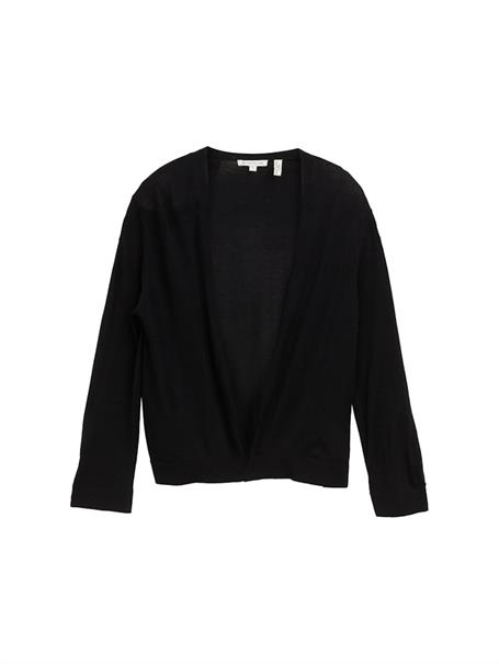 Basic Cardigan deep black