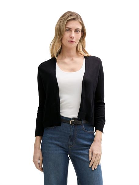 Basic Cardigan deep black