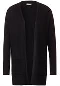 Basic Cardigan mit Taschen black