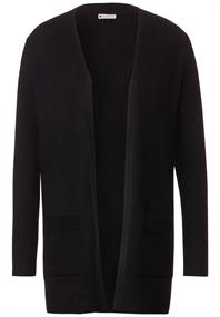 Basic Cardigan mit Taschen black