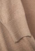 Basic Cardigan mit Taschen buff sand melange