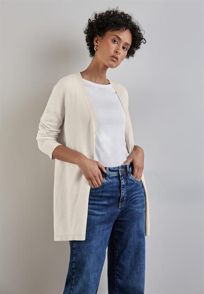 Basic Cardigan oak beige melange
