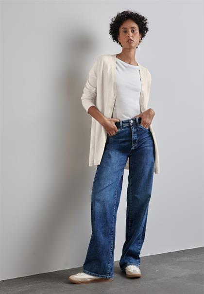 Basic Cardigan oak beige melange