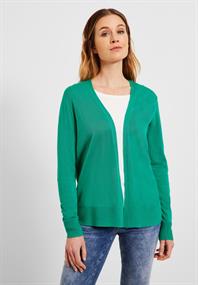 Basic Cardigan smaragd green